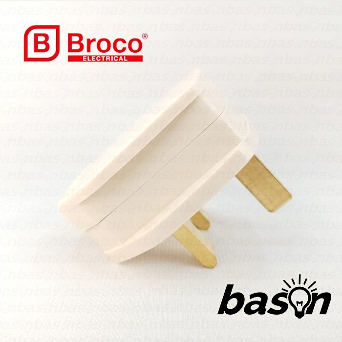 BROCO Colokan AC | 7110 | UK Plug | Steker