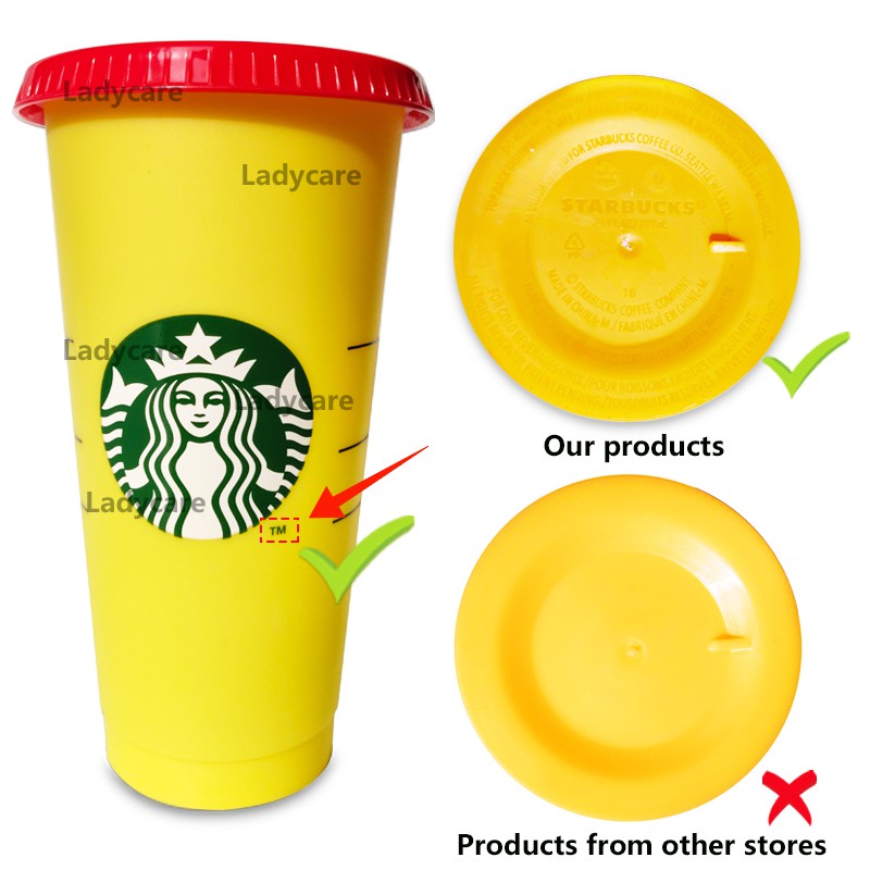 Reday Tumbler Starbucks  Berubah Warna Colour Reusable Cup Color Changing Cups