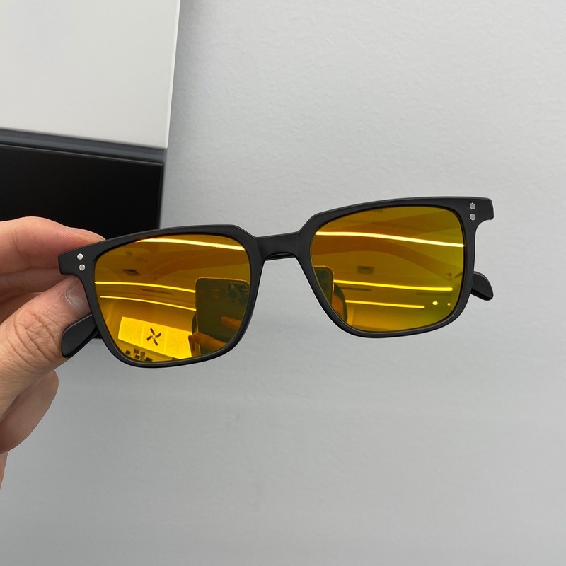 （YUZHU）COD Kacamata Hitam Pria/Wanita Retro Gaya Sempit Frame Kacamata Murah Sunglasses