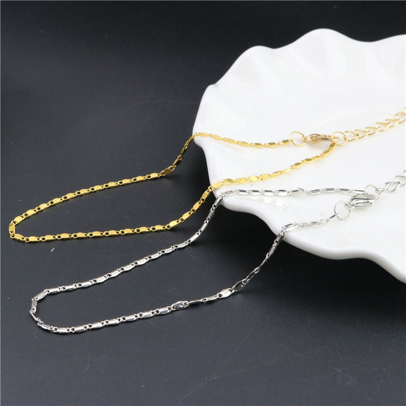 Women Fashion Stainless Steel Ankle Bracelets /  Girls Boho  Charm Chain Beach Anklet / Elegent Sliver Gold Colour Chain Ankle Bracelets