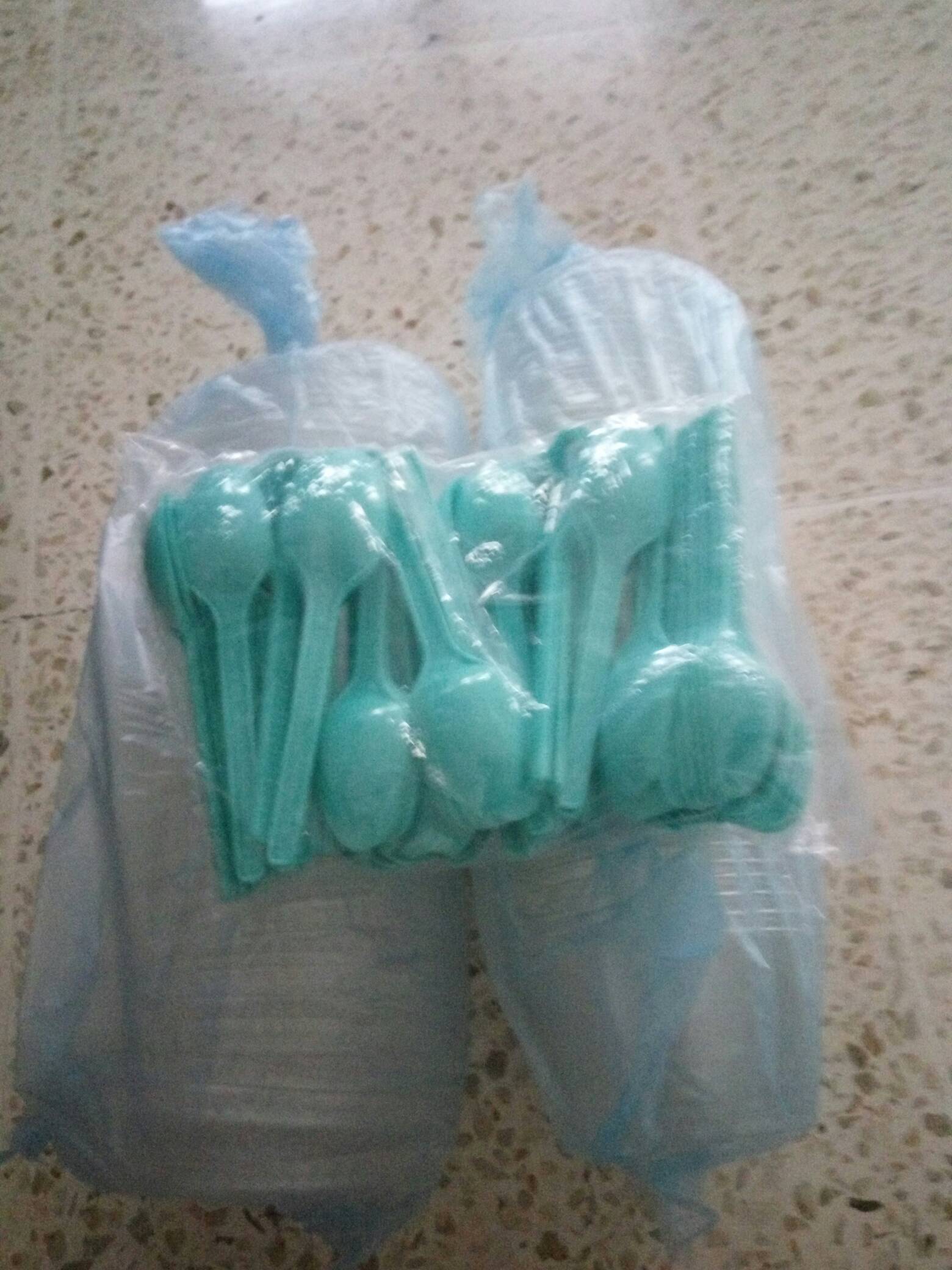Sendok Pudding Plastik/sendok Puding