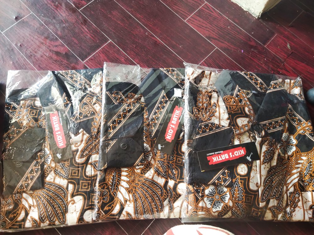 Kemeja Batik Anak Lengan Panjang