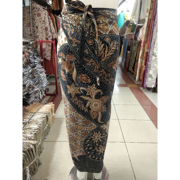 Couple rok lilit dan kemeja//rok lilit motif baru//kain lilit//rok instan//couple batik terbaru