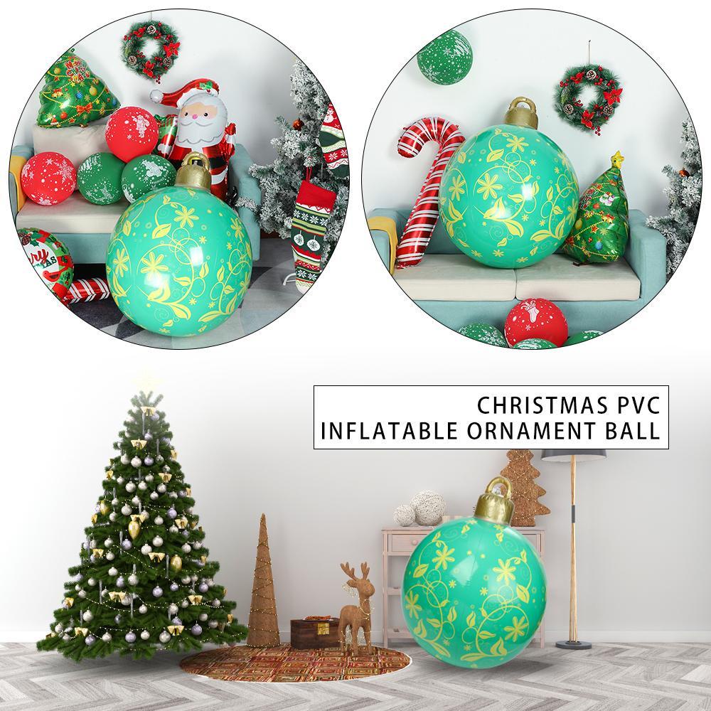 Solighter Dekorasi Bola 60cm Kado Natal Dekorasi Rumah Christmas