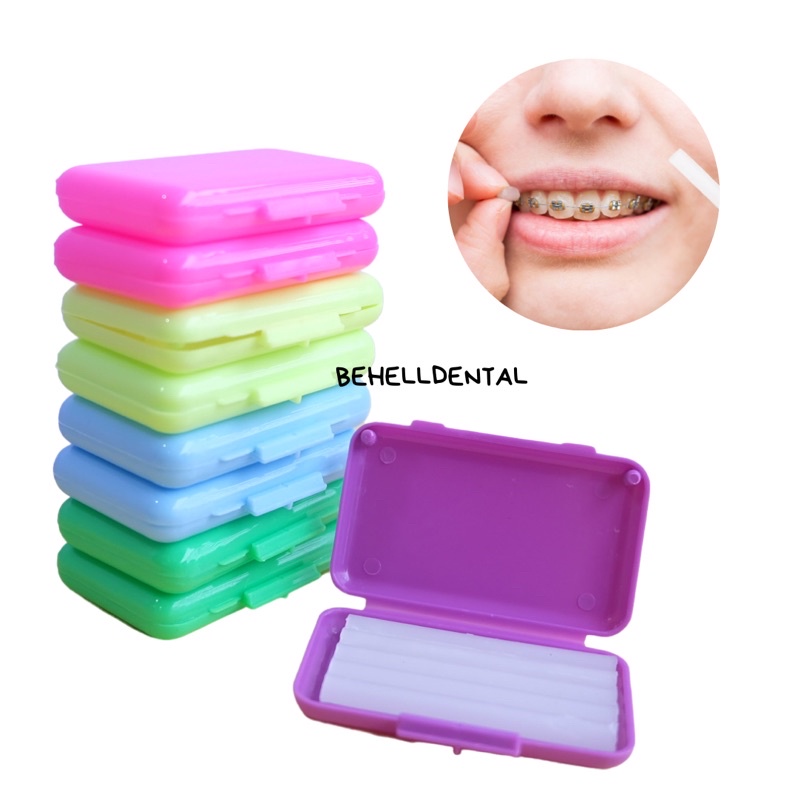 ORI WAX ORTHO BEHEL GIGI : LILIN DENTAL GUM ANTI SARIAWAN . ORTHODONTIC FRUIT WANGI BEHELLDENTAL BISA COD