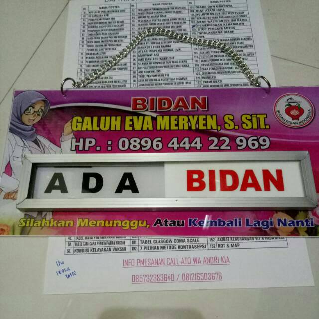 

Papan Nama New 2021 ( Bidan,Perawat,Dokter,Polisi, Dll )