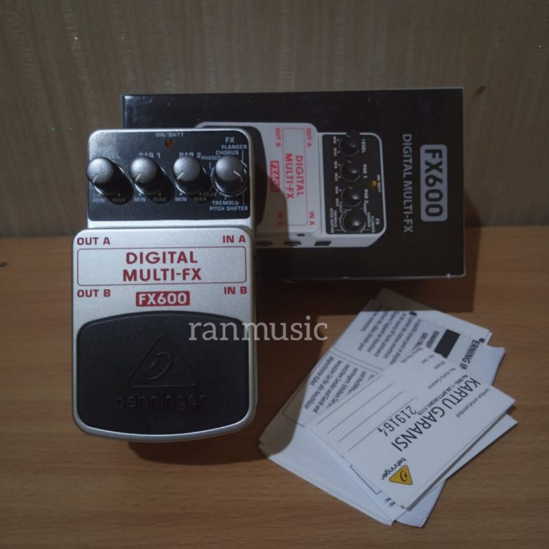 Behringer guitar effect fx600 Digital Multi FX