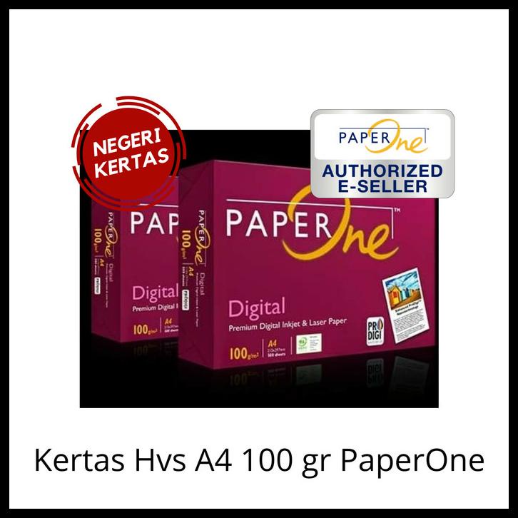 

COD KERTAS HVS A4 100 GR PAPERONE COD