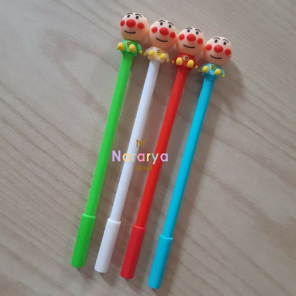 

2x Gel Pen Badut / Gel Pen Karakter / Gel Pen Lucu / Pulpen Lucu / Alat Tulis Sekolah