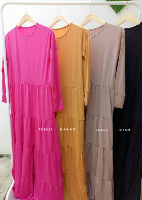 Gamis Jersey Premium Babydoll by Almeera