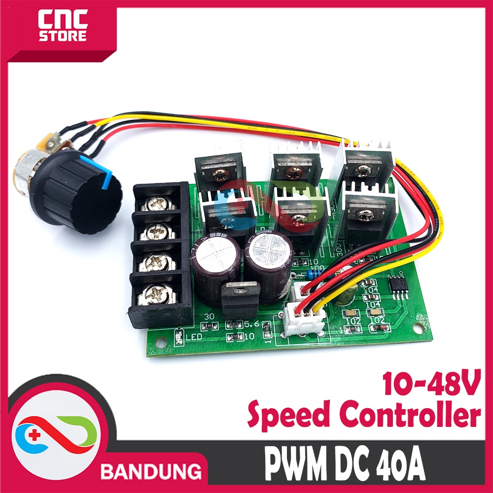 PWM DC 10V-48V 40A SPEED CONTROLLER MOTOR LAMPU MODULE