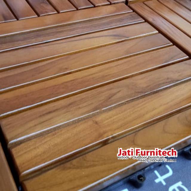 LANTAI PARKIT KAYU JATI // FLOORING // DECKING KAYU JATI