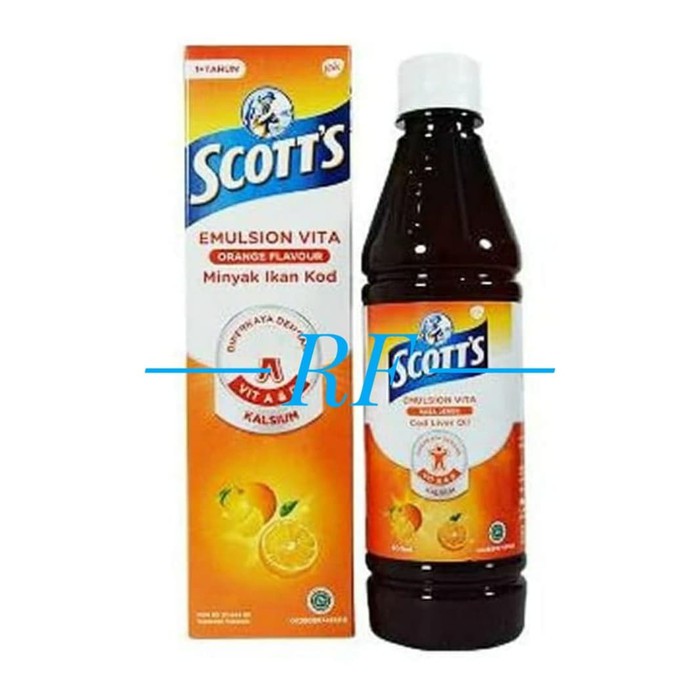 Scoot's Emulsion Vita 400 mL Rasa Jeruk (GSK)