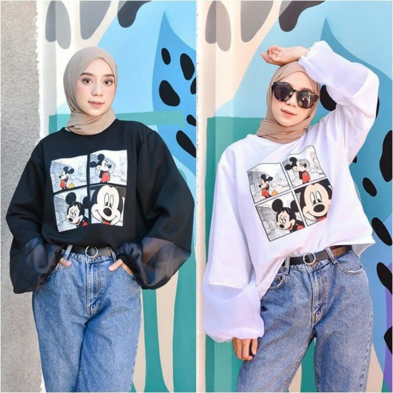hoodie micky mouse oversize
