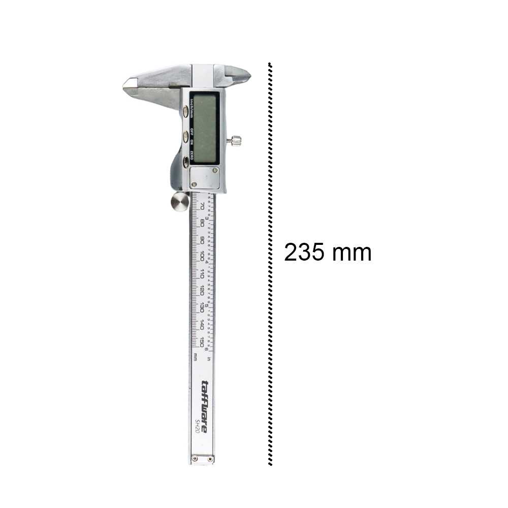 Taffware Jangka Sorong Digital LCD Caliper Micrometer 15CM