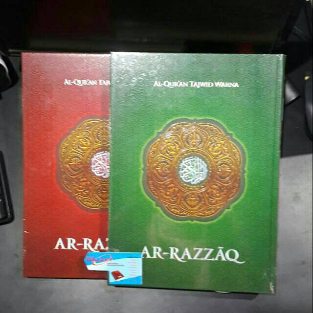 A3 Al Quran Super Besar Tajwid AlQuran Lansia Manula Mushaf Al Quran Jumbo AR Razzaq