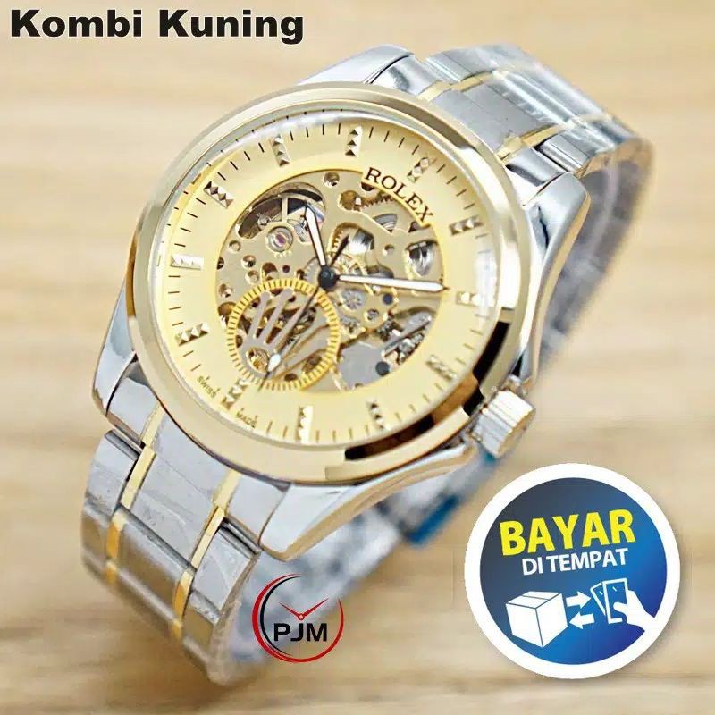 PRODUK TERLARIS JAM TANGAN TANPA BATERAI JAM KINETIK JAM TANGAN PRIA ROLEX JAM TANGAN OTOMATIS