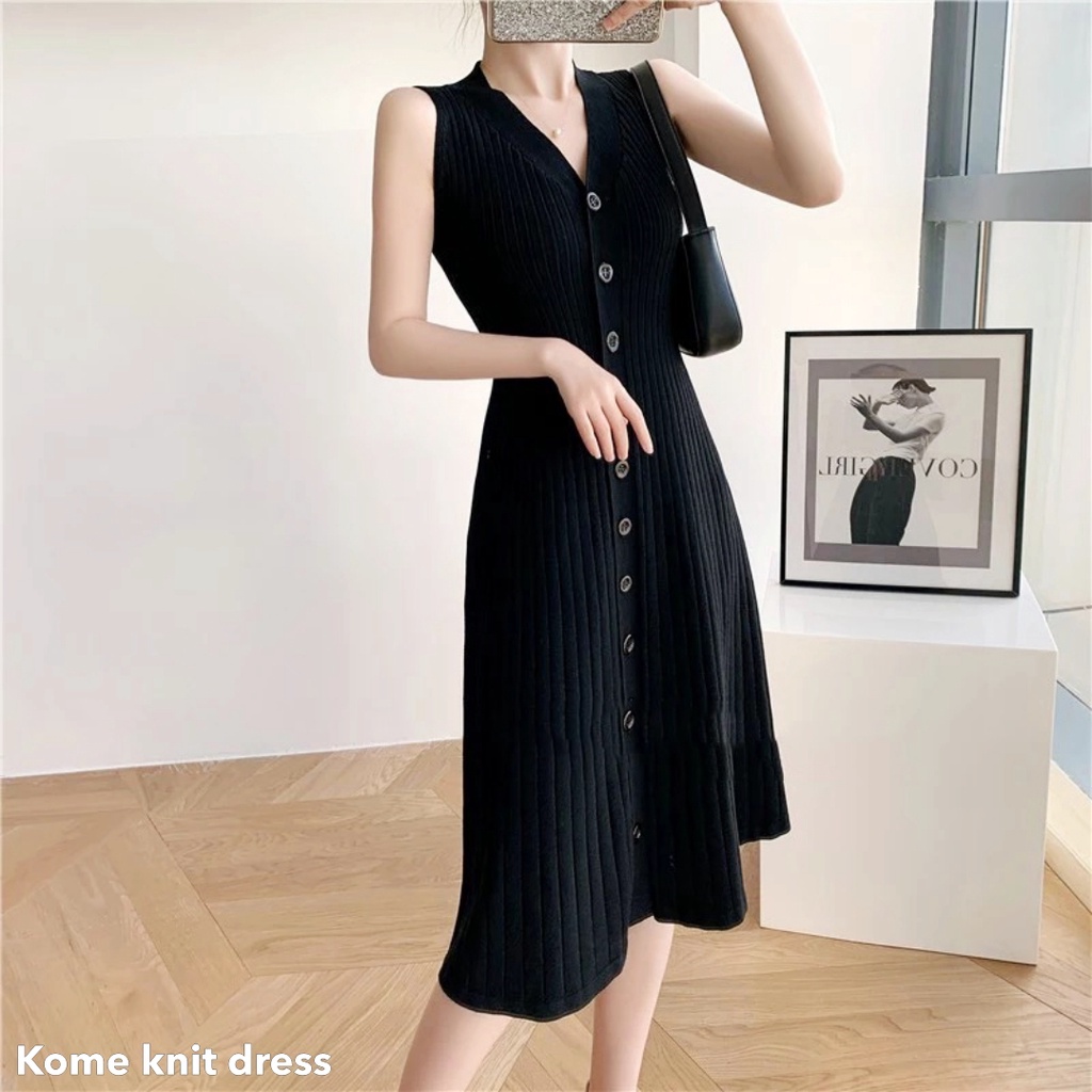 Kome knit dress -Thejanclothes