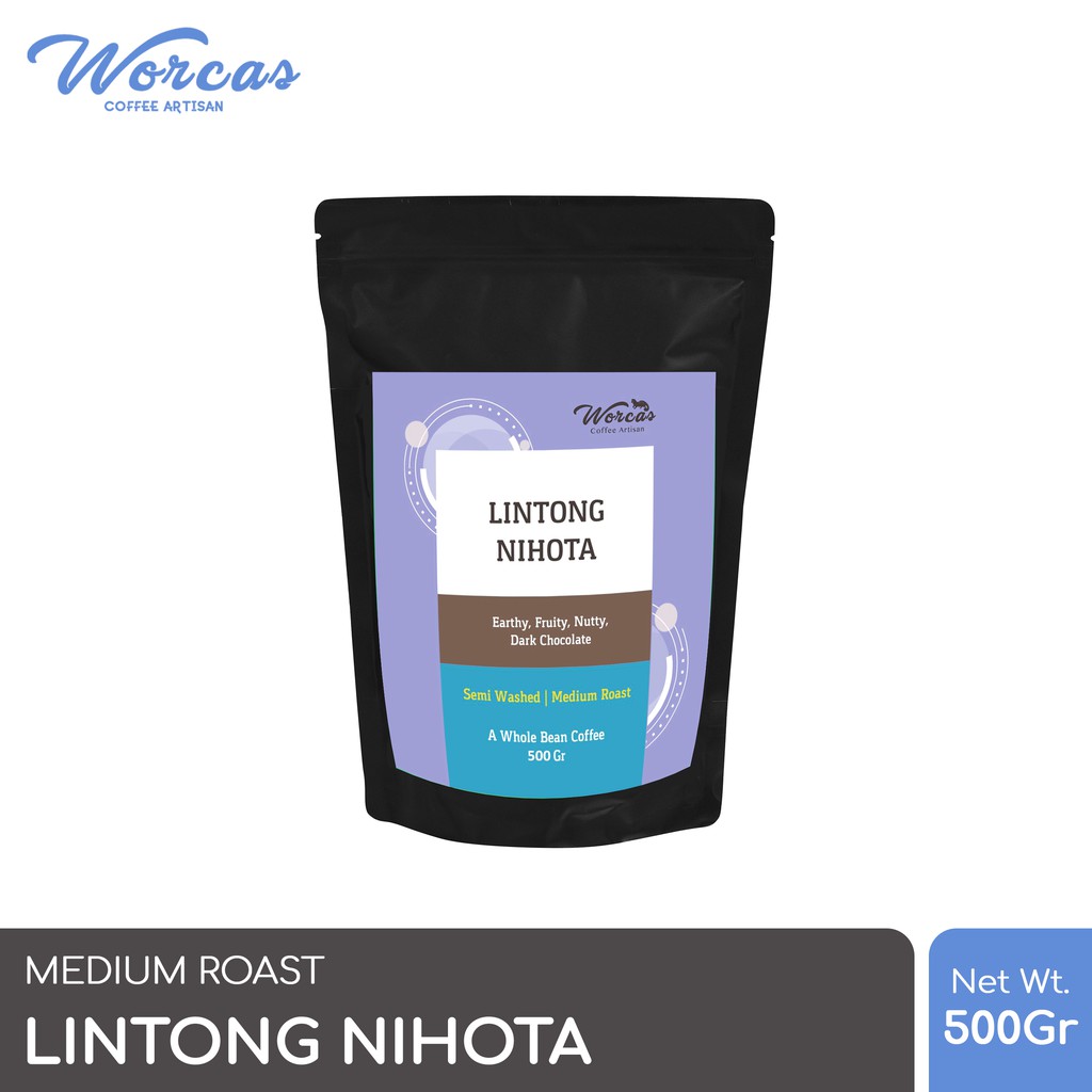 

WORCAS Kopi Arabika Lintong Nihota 500 Gram - Medium Roast
