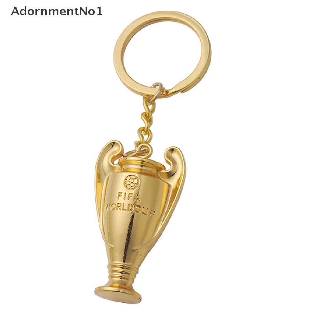 [AdornmentNo1] Fashion Champion Soccer Trophy KeyChain Auto Accessories Football Metal Keyring [new]