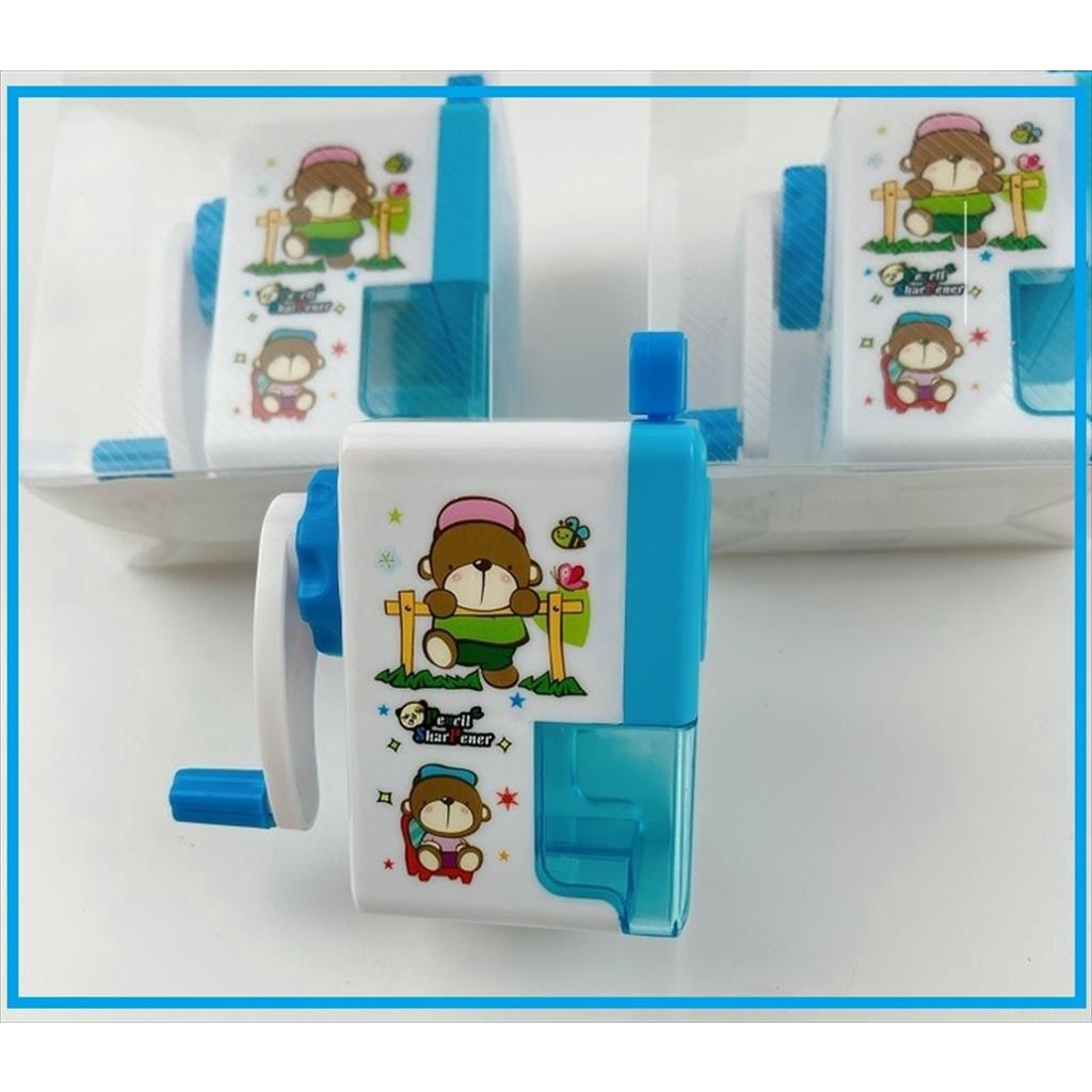 OTS 904 - Rautan Serutan Sharpener Meja Karakter Kartun Lucu Fancy Perlengkapan Alat Tulis Sekolah Anak