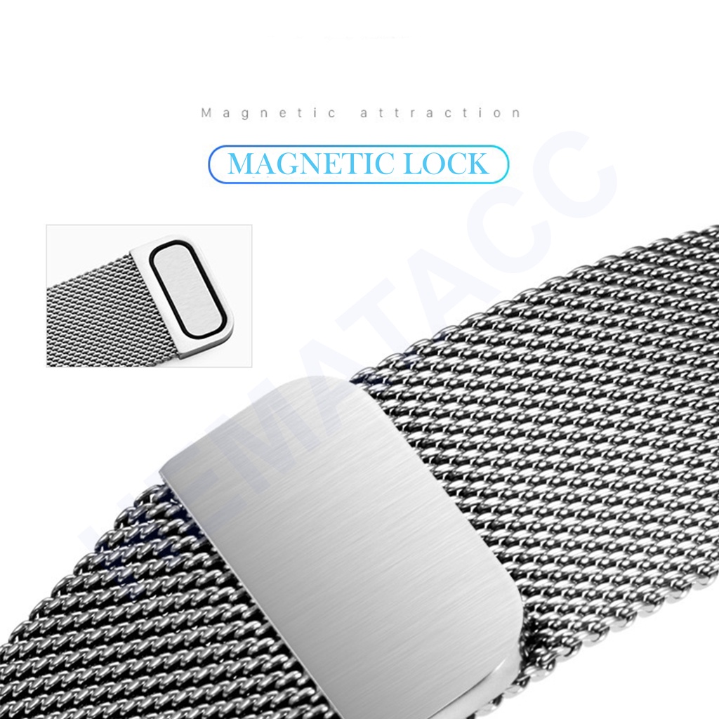 Strap Huawei Band 6 / Honor Band 6 Stainless Steel Metal Hematacc