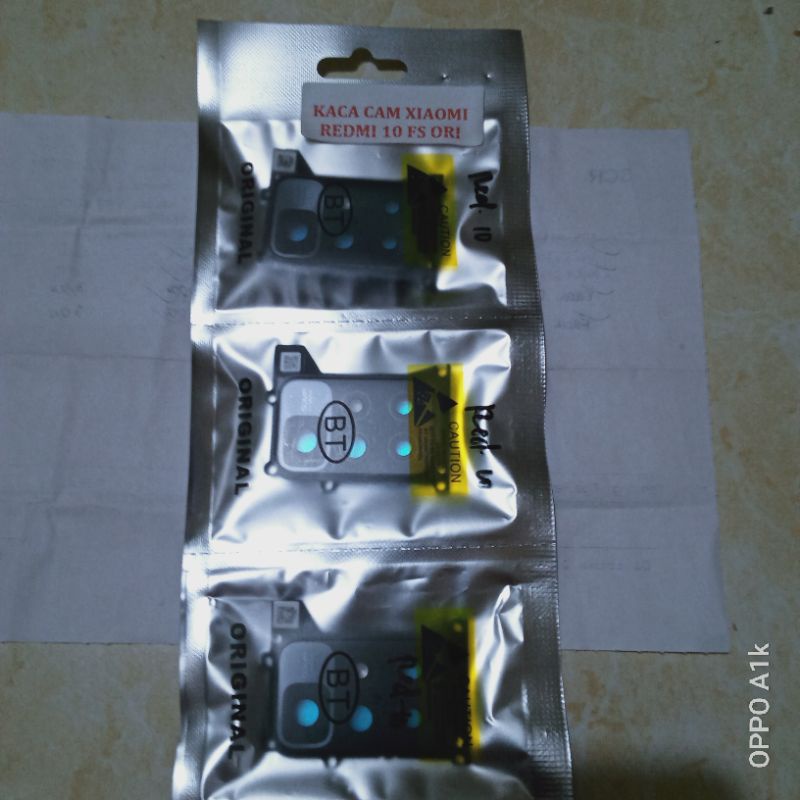 Kaca Camera Lensa Kamera Belakang Xiaomi Redmi Note 10 Fullset Original