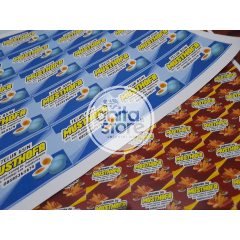 

Stiker Custom Persegi | Free Desaign