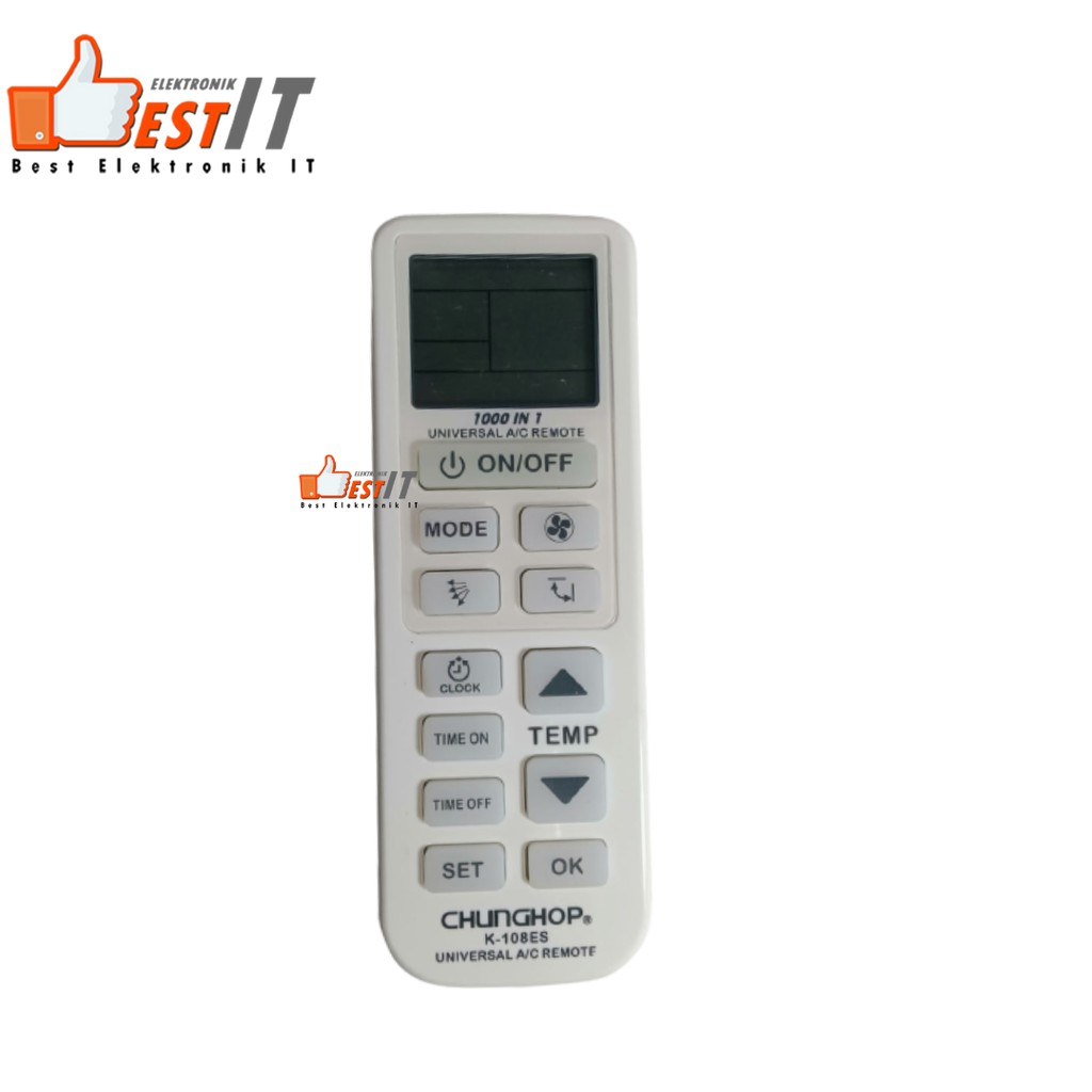 Remote Universal AC CHUNGHOP K-108ES