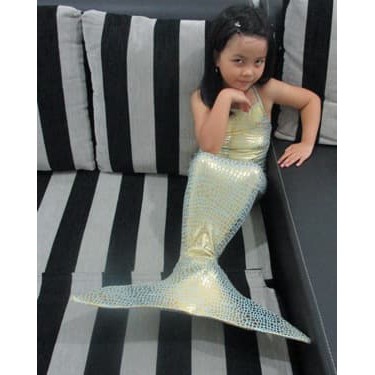 Setelan Baju Kostum Renang Mermaid /Putri Duyung Motif SISIK