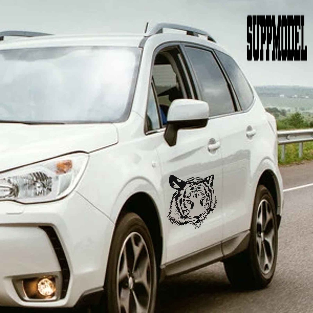 Stiker Decal Motif Harimau Untuk Dekorasi Mobil