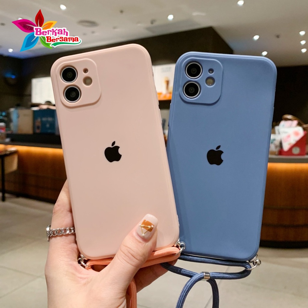SOFTCASE SLINGCASE ORIGINAL SILIKON PELINDUNG KAMERA 1PHONE 6 6+ 7 7+ 8 8+ SE BB5610