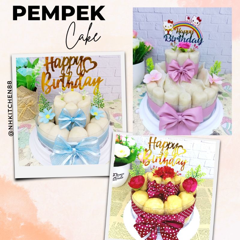 

Pempek Birthday Cake ikan tenggiri / Pempek acara ultah, Anniversary, dll / Pempek Cake ulang tahun