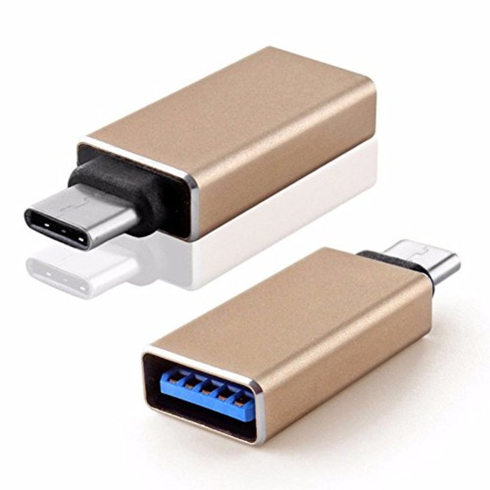 OTG USB type C / tipe-c connector to Normal USB port - Converter data transfer Xiaomi samsung redmi-3