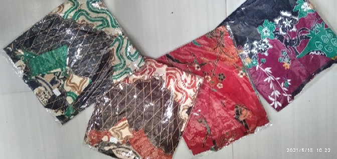 Kemeja Batik Vio Katun Stretd Premium. All Size Xl