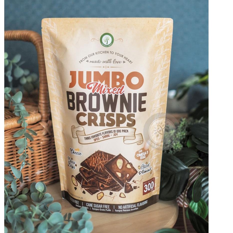 

COD✔BROWNIE CRISPS JUMBO - MIXED 300GR