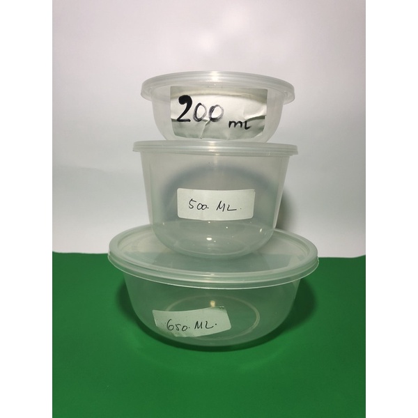 Thinwall Cup Salad/Tempat salad/Wadah salad 200, 500, 650ml