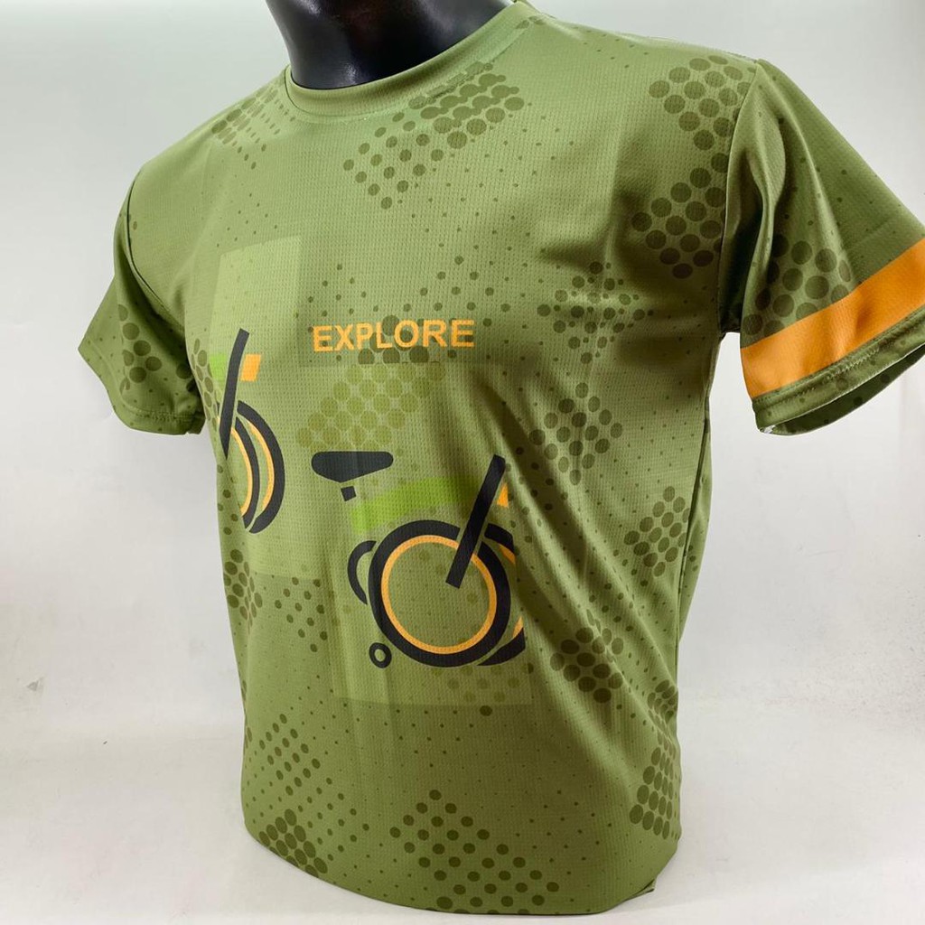 KAOS JERSEY Neology EXPLORE Tshirt Explorer Hijau