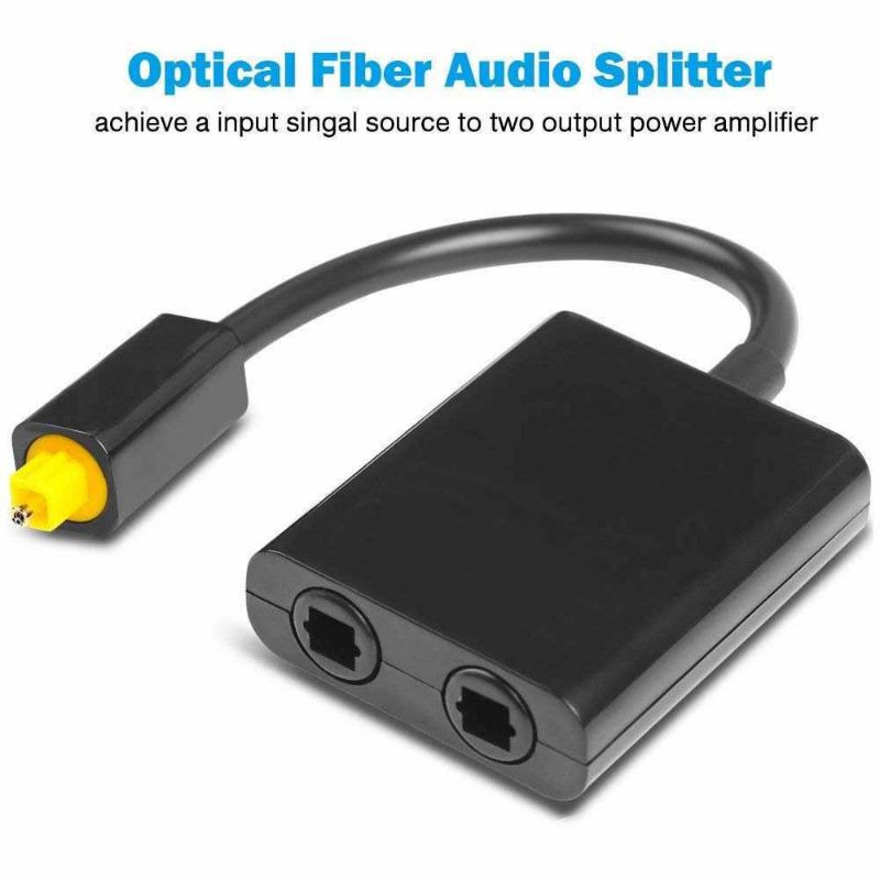 Digital Audio Splitter Optical Toslink SPDIF 2 Way
