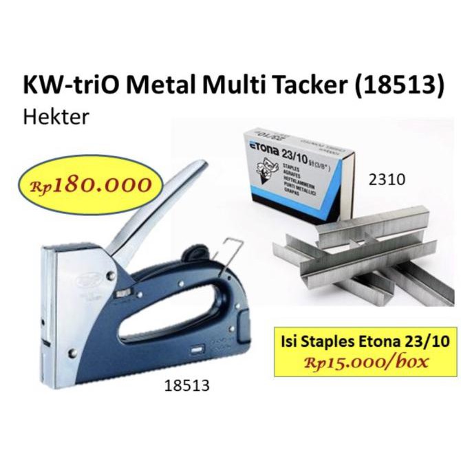 

Promo Kw Trio Metal Multi Tracker Hekter Besar Tembakan Staples Limited