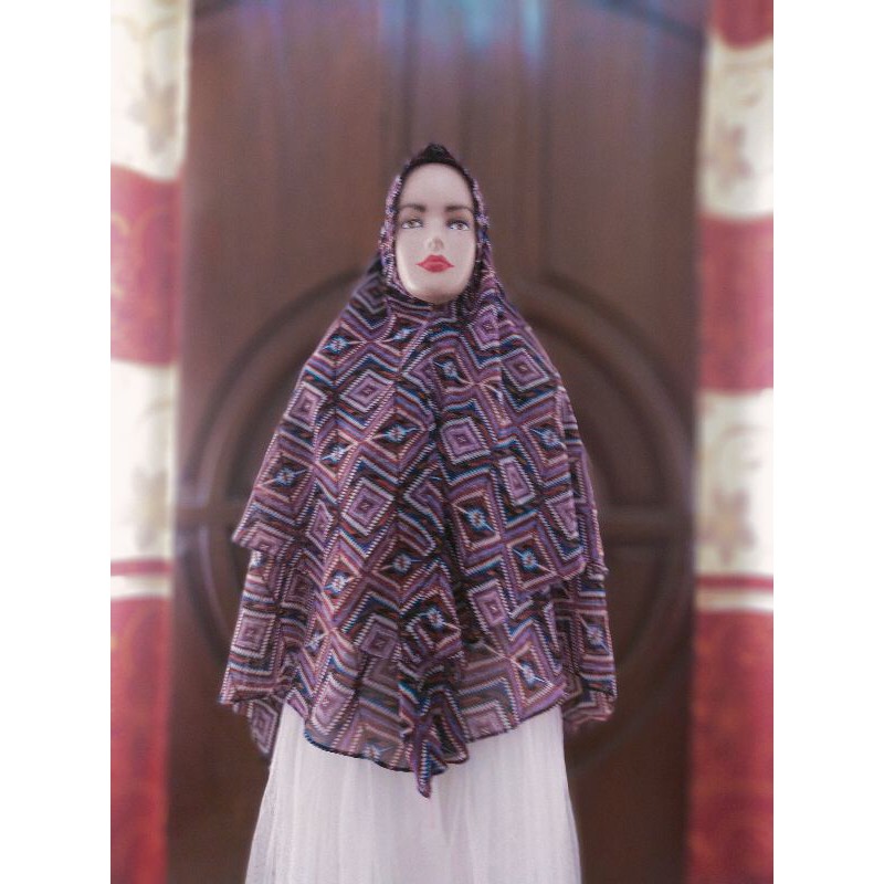 Kerudung Ceruty 2 Layer Jumbo | Kerudung Jumbo TERMURAH | Jilbab Ceruty 2 Layer Jumbo