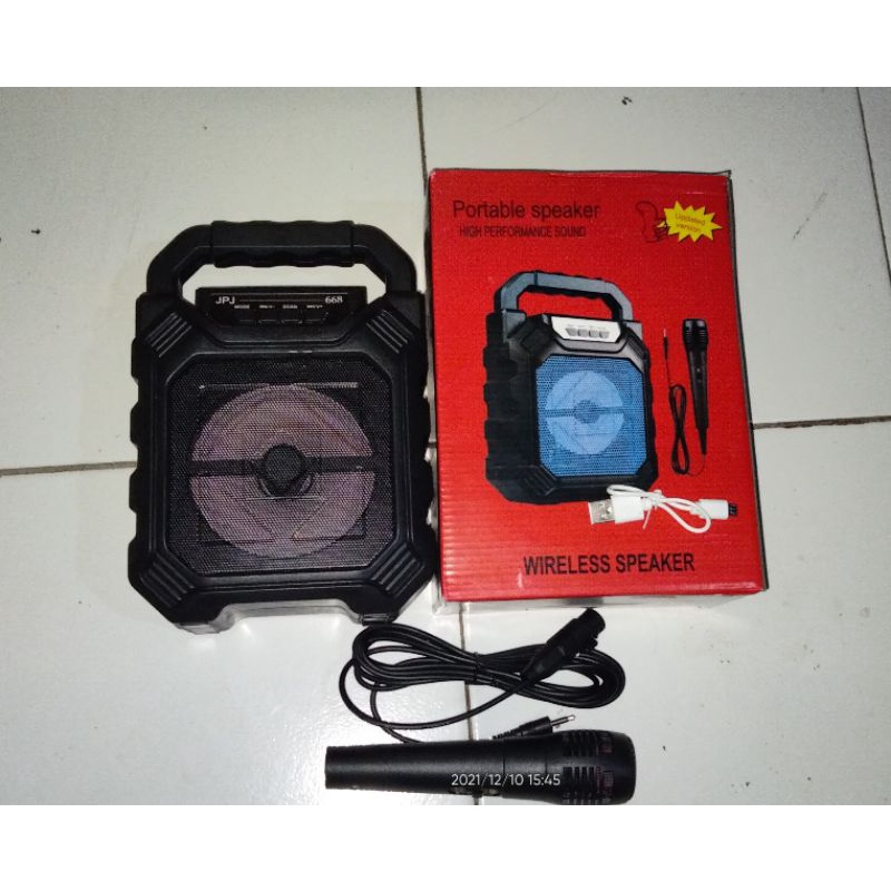 SPEAKER BLUETOOTH YD-668 FREE MIC WIRELESS MEGABASS
