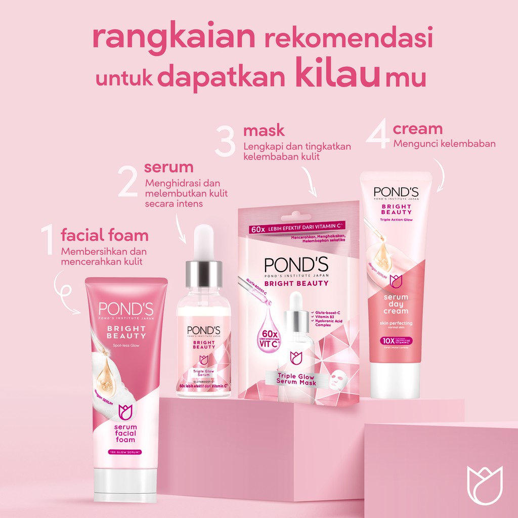 Pond's Bright Beauty Sabun Cuci Muka Brightening 100ml