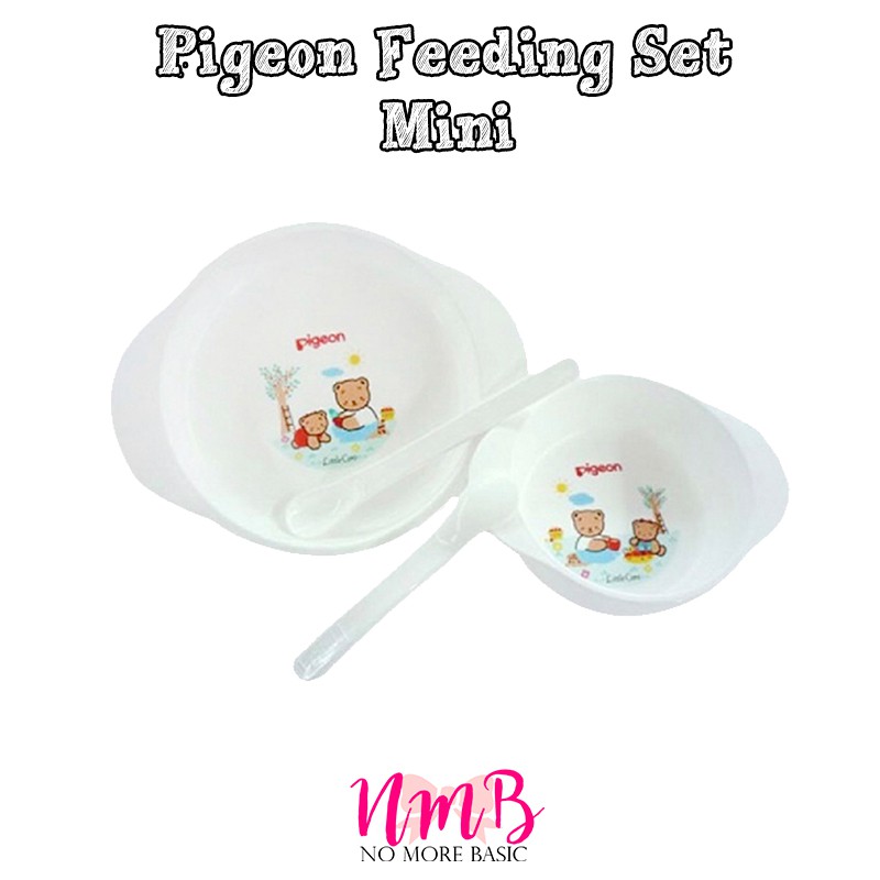 Pigeon Feeding Set Mini / Juice Feeder / Training Cup System - Set Makan Bayi