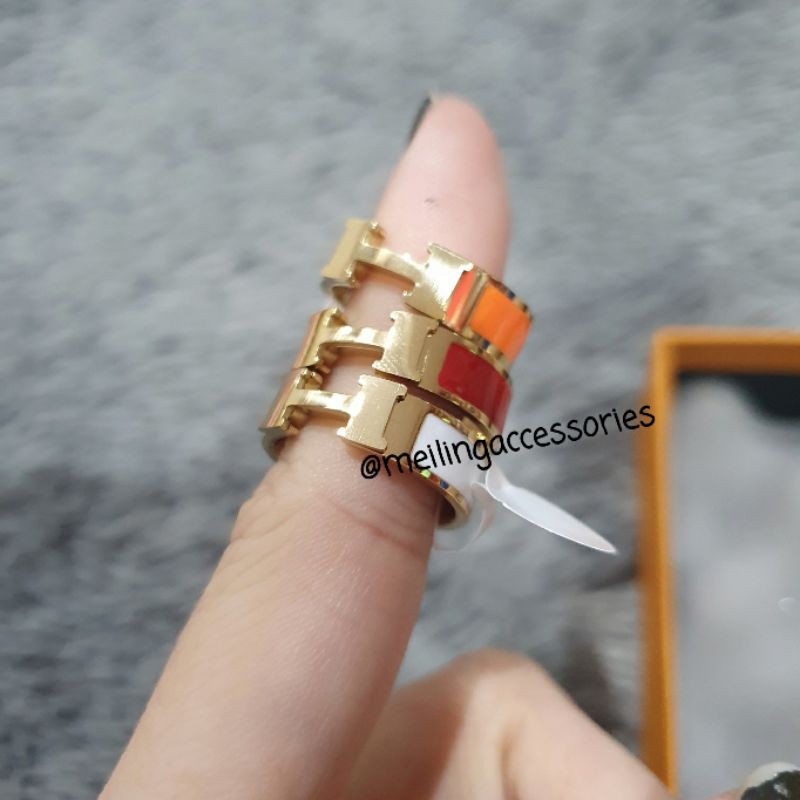 Cincin Titanium asli Premium QualityAnti karat Ring Stainless steel ori 020