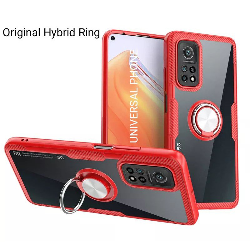 Hard Case Xiaomi Mi 10T Mi10 T & Mi10T Pro 5G - Original Ring Hybrid Cover Casing Sarung Hp Premium