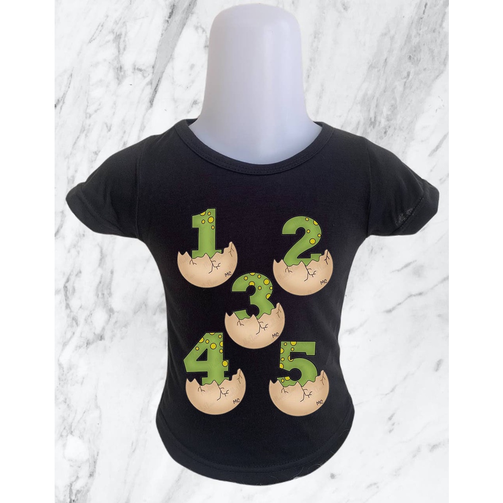 KAOS ANAK LAKI DINO EGG 1-6 TAHUN BAJU ATASAN ANAK FASHION TERMURAH | KAOS OBLONG ANAK