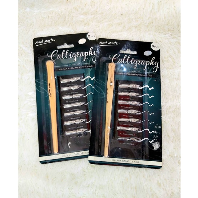 

Pen Calligraphy/Kaligrafi Mont Marte 1tangkai 7 Mata Pena