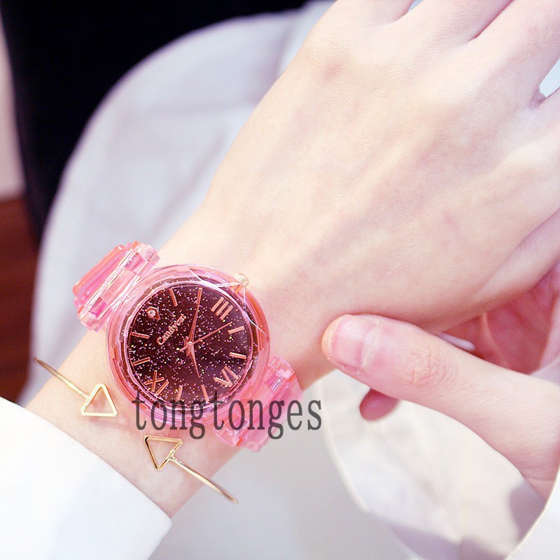 ✅[COD] JAM TANGAN WANITA JELLY TRANSPARAN KOREA FASHION WATCH