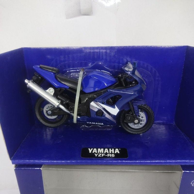 diecast miniatur motor Yamaha yzf R6 mainan balap